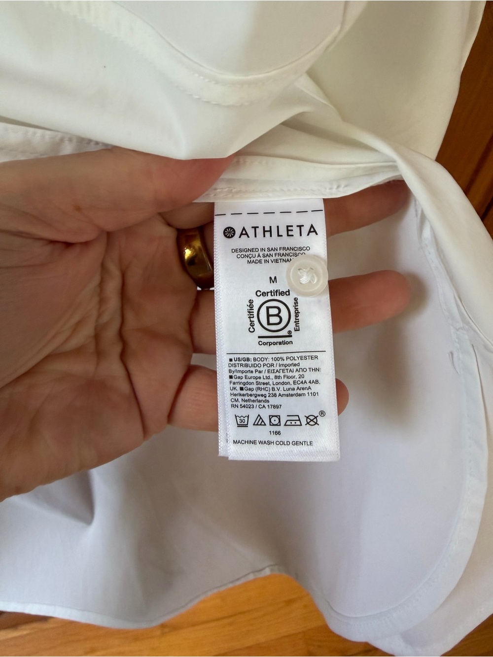 Athleta A-Frame Poplin Shirt - Picture 6 of 6